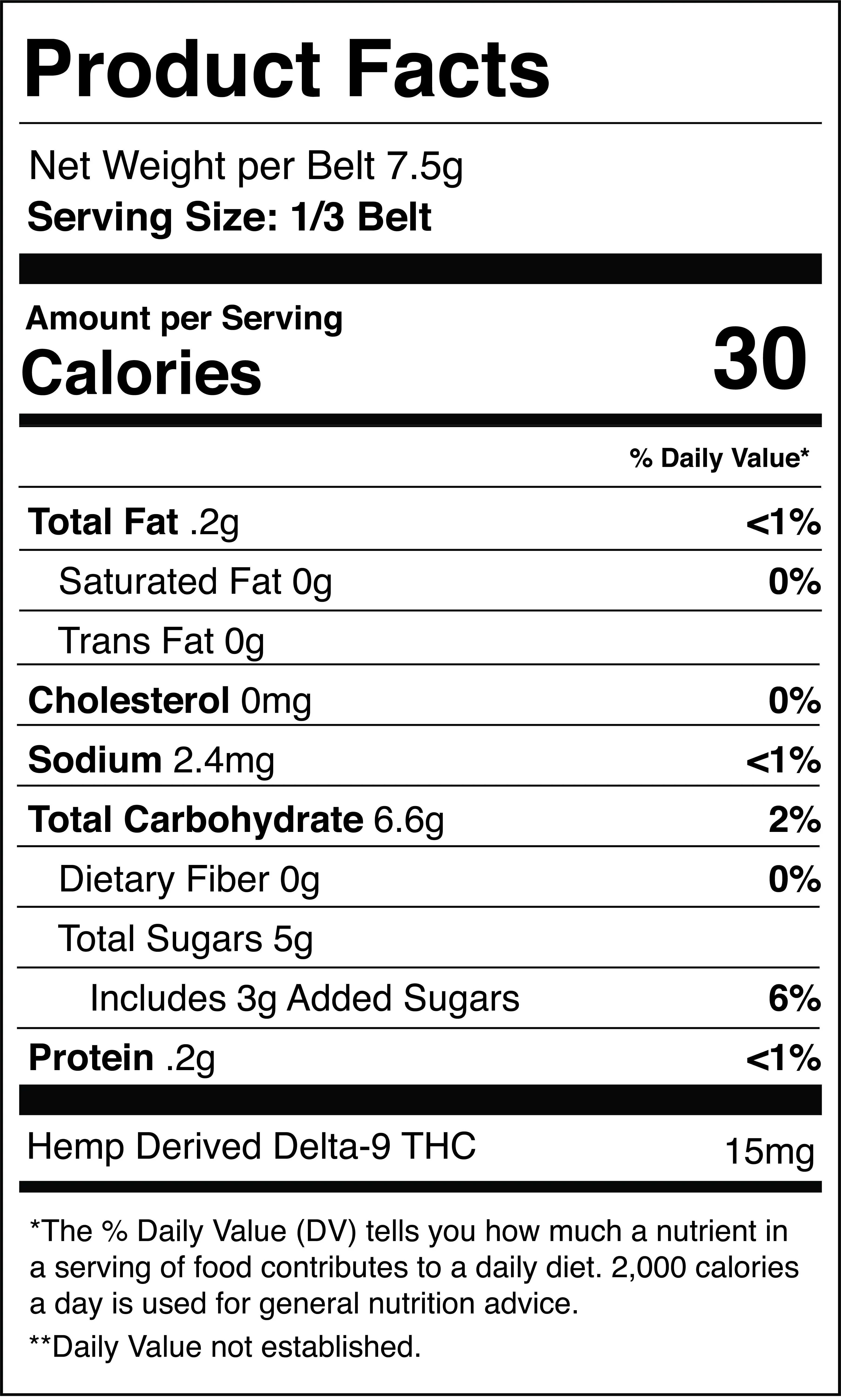 Nutrition Information